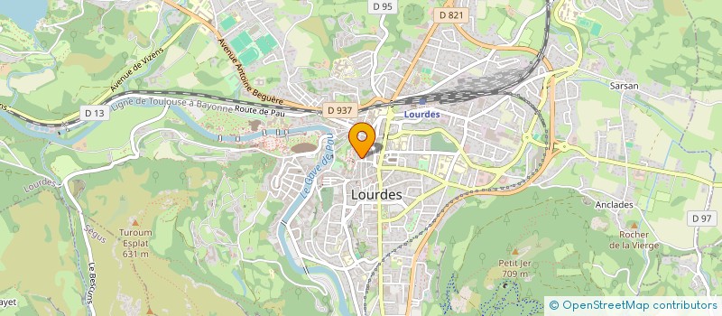 localisation de l'entreprise LES FEES RECY COEUR  LOURDES
