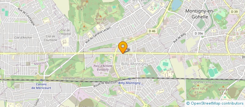 localisation de l'entreprise LES FEES SOLEIL à BILLY MONTIGNY