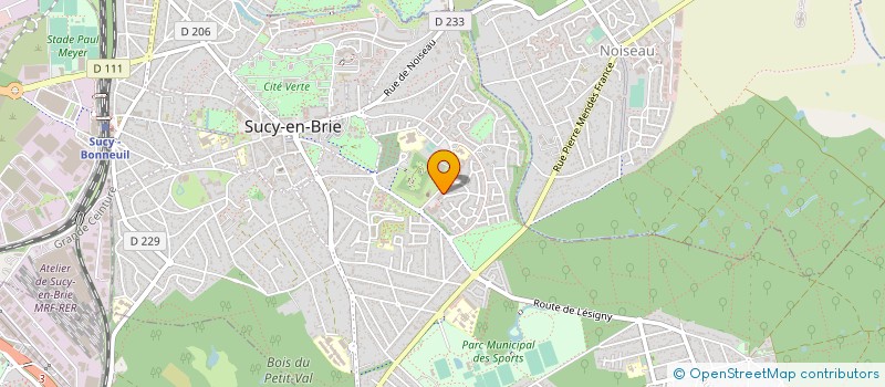 localisation de l'entreprise LES FEES SONORES à SUCY-EN-BRIE