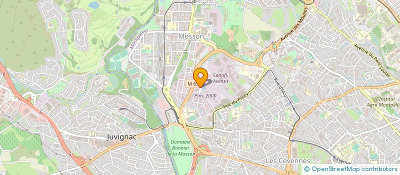 localisation de l'entreprise LES FEES SPECIALES à MONTPELLIER