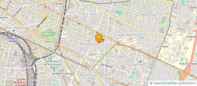 localisation de l'entreprise LES FEES SUR COUR  LYON