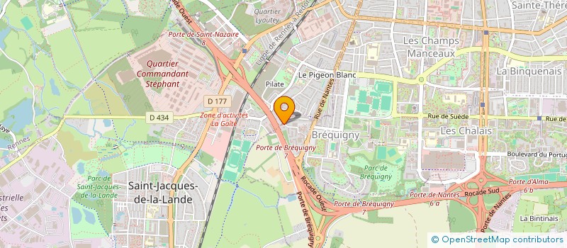 localisation de l'entreprise LES FELES DU VOCAL  RENNES