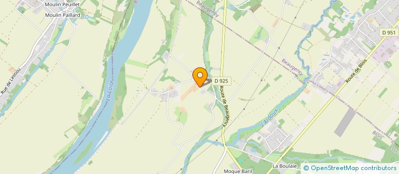 localisation de l'entreprise LES FELINS à BEAUGENCY
