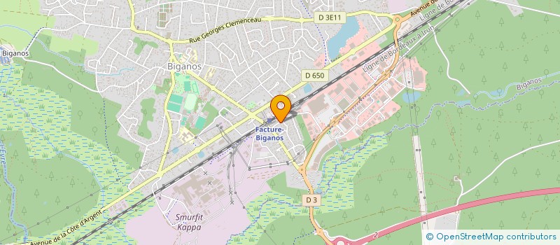 localisation de l'entreprise LES FELINS BOIENS  BIGANOS