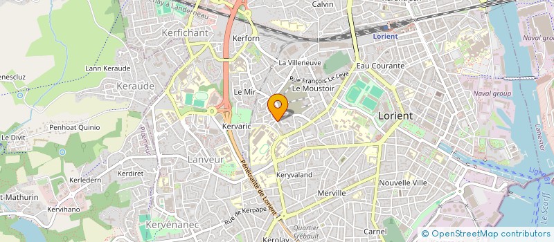 localisation de l'entreprise LES FELINS DE L'ESPOIR  LORIENT