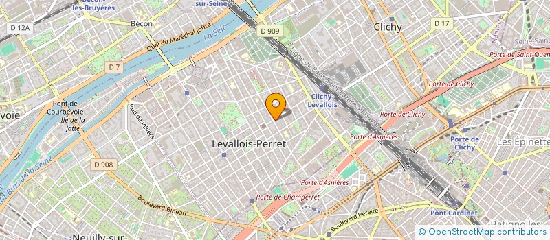 localisation de l'entreprise LES FEMMES CHEFS D ENTREPRISES à LEVALLOIS-PERRET