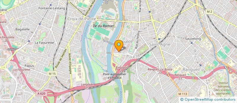localisation de l'entreprise LES FEMMES DE DISTINCTION FAVEUR DE DIEU à TOULOUSE