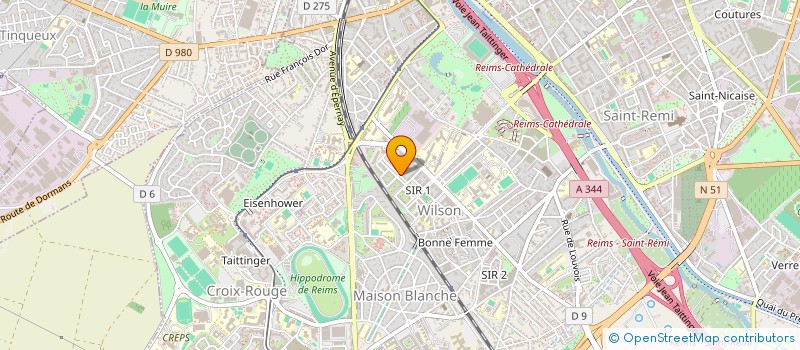 localisation de l'entreprise LES FEMMES DE LA DIASPORA TCHADIENNE  REIMS