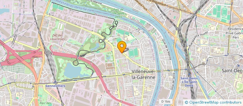 localisation de l'entreprise LES FEMMES ENGAGEES DE VILLENEUVE LA GARENNE à VILLENEUVE-LA-GARENNE