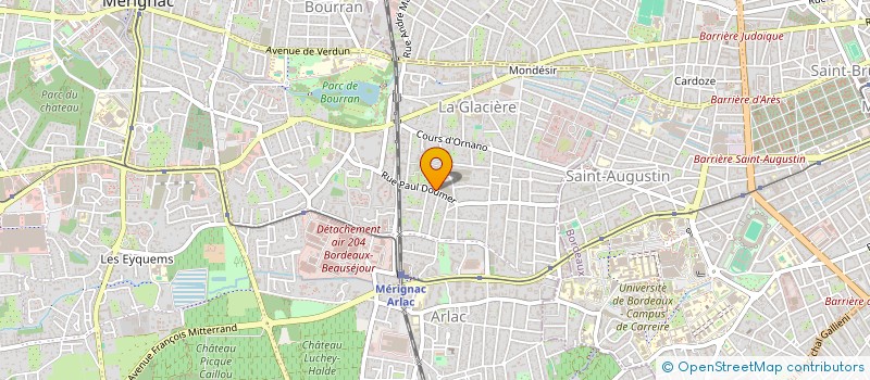 localisation de l'entreprise LES FEMMES PRENNENT LE LARGE  MERIGNAC