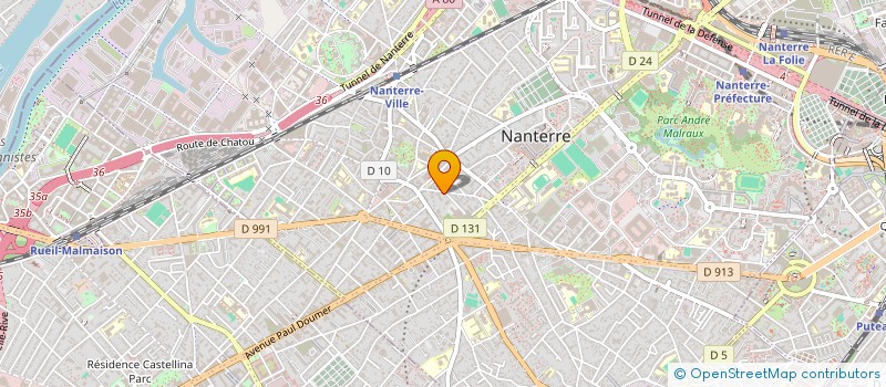localisation de l'entreprise LES FEMMES RECORDS  NANTERRE