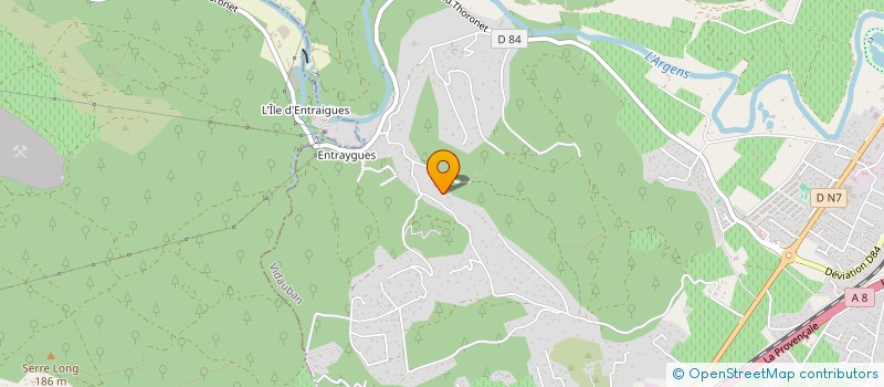 localisation de l'entreprise LES FENOTTES  VIDAUBAN