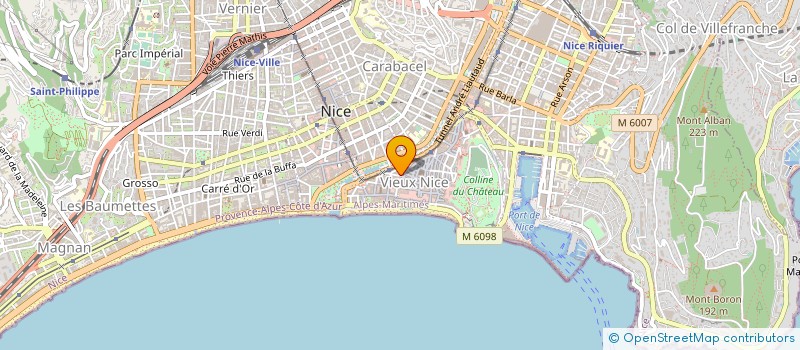 localisation de l'entreprise LES FERMES AQUAMARINES DE TAMARIS à NICE