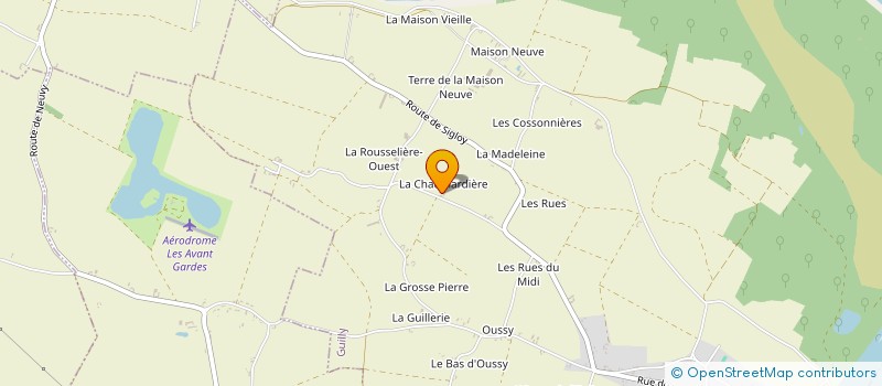 localisation de l'entreprise LES FERMES DE MARCON à SULLY-SUR-LOIRE