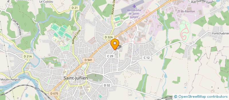 localisation de l'entreprise LES FERMES DE MARIE à SAINT-JUNIEN