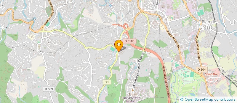 localisation de l'entreprise LES FERMES DU SUD OUEST  GRASSE