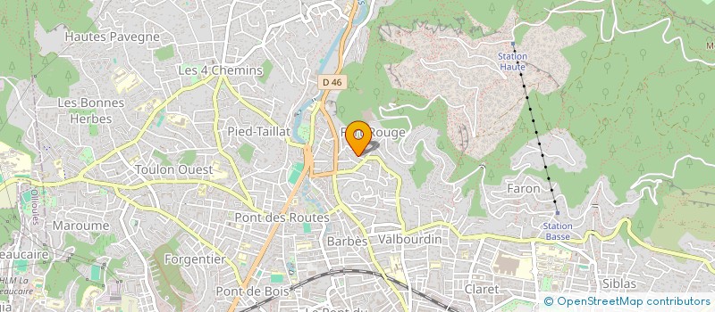 localisation de l'entreprise LES FERMES MARINES DE TAMARIS  LA SEYNE-SUR-MER