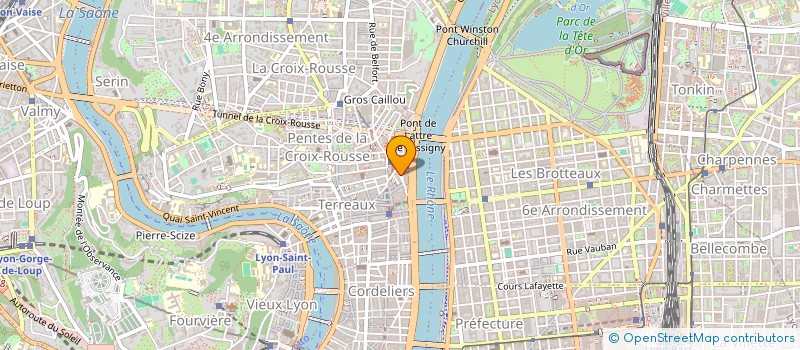 localisation de l'entreprise LES FERMES PARTAGEES à LYON