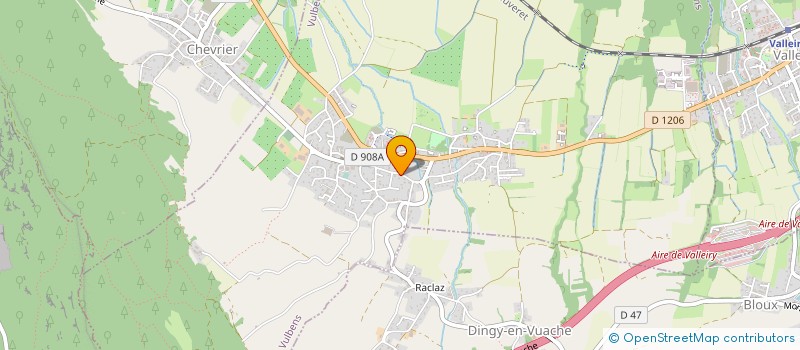 localisation de l'entreprise LES FERMETTES  VULBENS