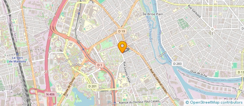 localisation de l'entreprise LES FERMETURES D'IDF à EMERAINVILLE