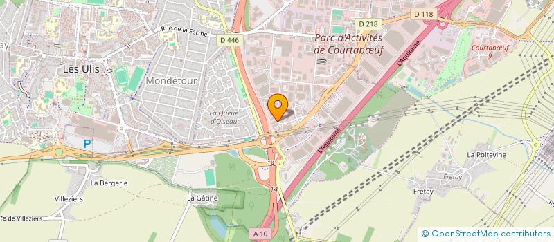 localisation de l'entreprise LES FERMETURES DE L'HABITAT à LES ULIS