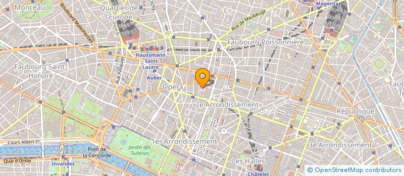 localisation de l'entreprise LES FERMETURES DE L'ILE DE FRANCE à PARIS