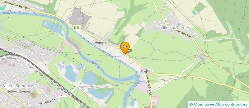 localisation de l'entreprise LES FERMETURES DE ROMERY  LUMES