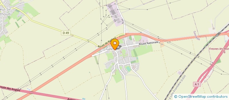localisation de l'entreprise LES FERMIERS DE L'ARTOIS à GAVRELLE