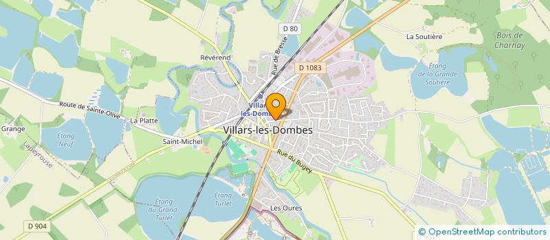localisation de l'entreprise LES FERMIERS DE LA DOMBE à VILLARS-LES-DOMBES