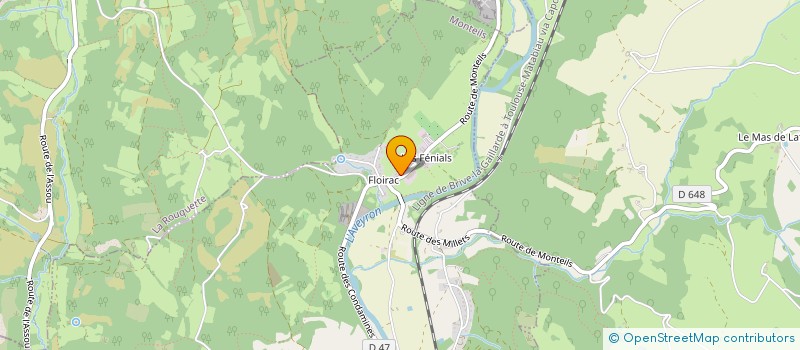 localisation de l'entreprise LES FERMIERS DU BAS ROUERGUE à VILLEFRANCHE-DE-ROUERGUE