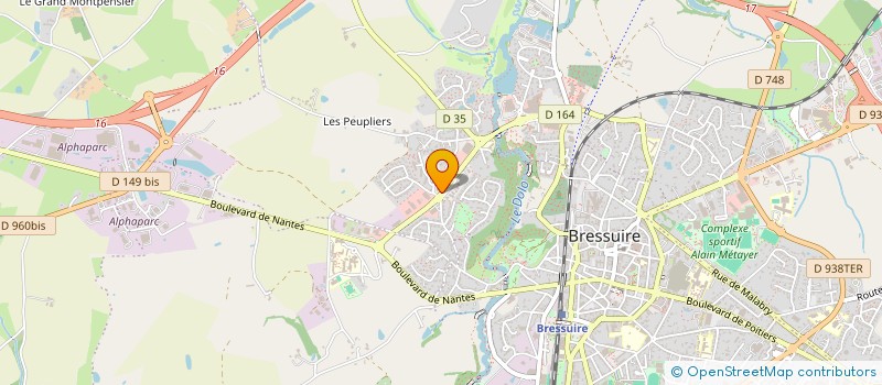 localisation de l'entreprise LES FERMIERS DU BOCAGE à BRESSUIRE