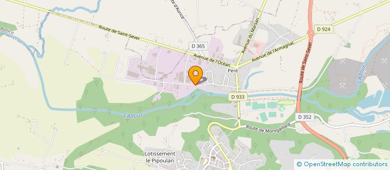 localisation de l'entreprise LES FERMIERS LANDAIS à SAINT-SEVER