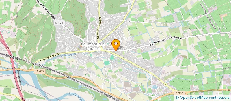 localisation de l'entreprise LES FERRAILLES  CAUMONT-SUR-DURANCE