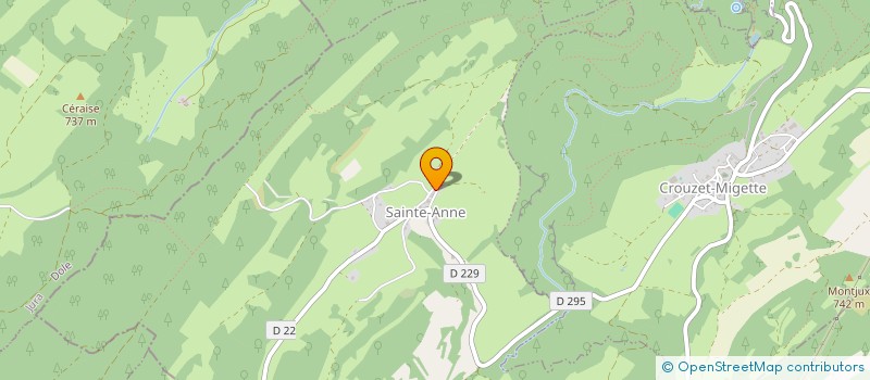 localisation de l'entreprise LES FERRES  SEPTFONTAINES