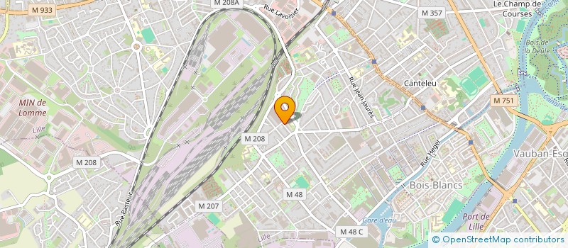 localisation de l'entreprise LES FERRIERES à LILLE