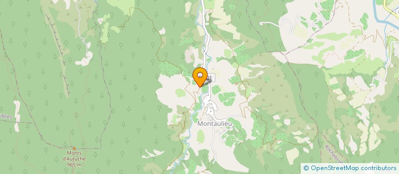 localisation de l'entreprise LES FERRIERES  MONTAULIEU
