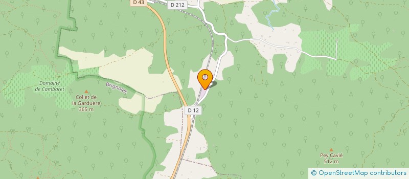 localisation de l'entreprise LES FERRONNIERS DE LA SOURCE à CAMPS-LA-SOURCE