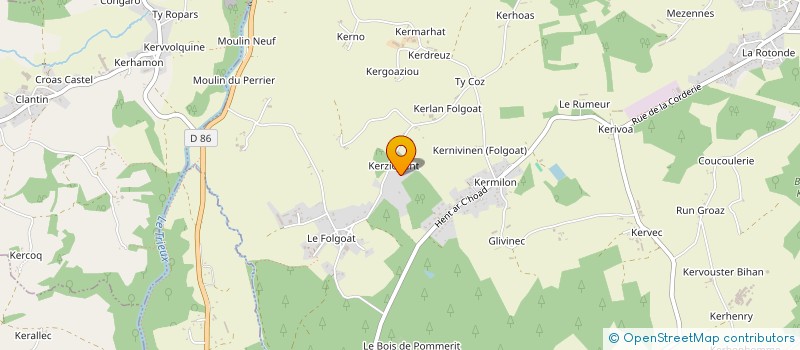 localisation de l'entreprise LES FERS' AILLEURS à POMMERIT-LE-VICOMTE