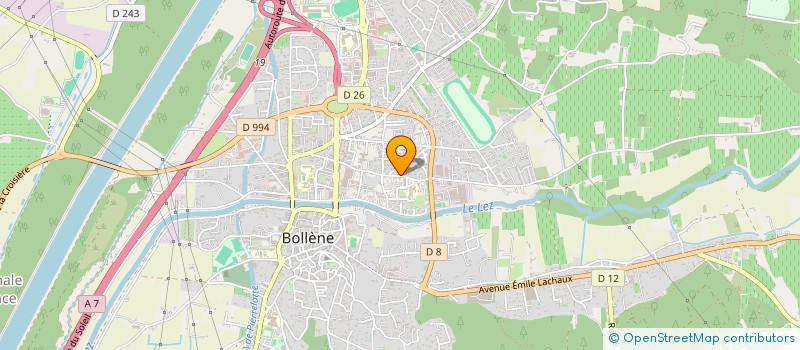 localisation de l'entreprise LES FERS DE PROVENCE à BOLLENE