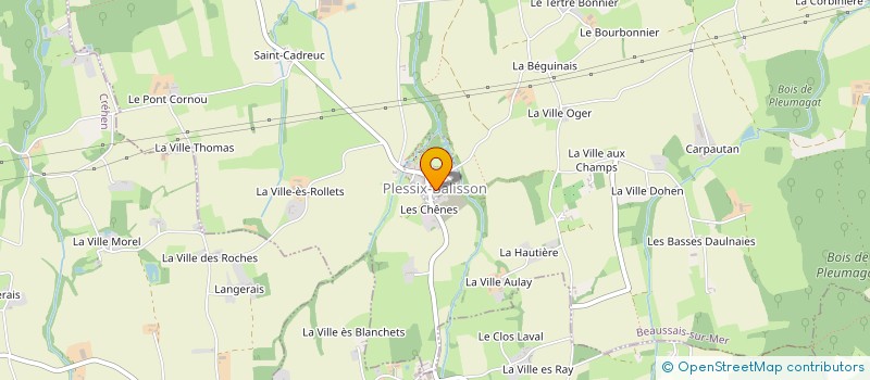 localisation de l'entreprise LES FERUS DU PLESSIX  BEAUSSAIS-SUR-MER