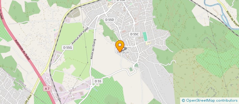 localisation de l'entreprise LES FESTES D'ORPHEE à VELAUX