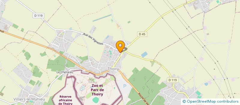 localisation de l'entreprise LES FESTES DE THALIE à THOIRY