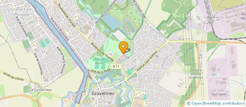 localisation de l'entreprise LES FESTIGEND à GRAVELINES