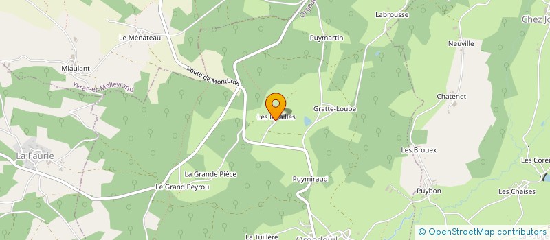 localisation de l'entreprise LES FESTIVITES MONTBRONNAISES  MONTBRON