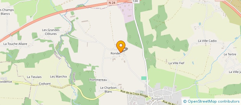 localisation de l'entreprise LES FETES DE MARCEL  AUGAN