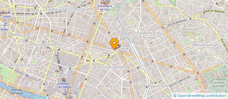 localisation de l'entreprise LES FETES DU CARROSSE à PARIS