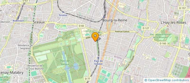 localisation de l'entreprise LES FEUILLANTINES  SCEAUX