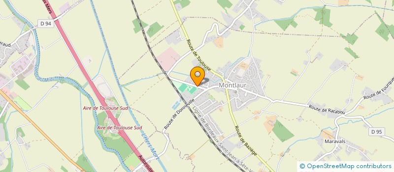 localisation de l'entreprise LES FEUILLETS  MONTLAUR