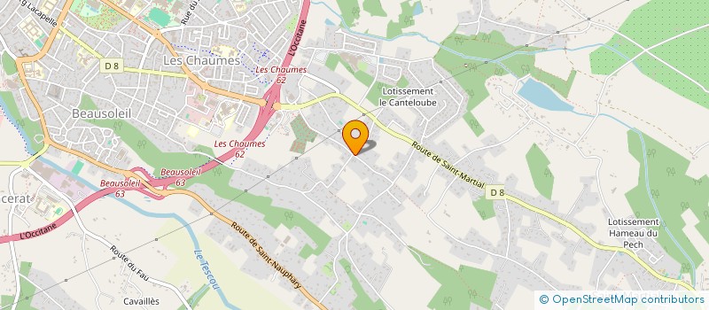 localisation de l'entreprise LES FEUX D'ARTIFICES à MONTAUBAN