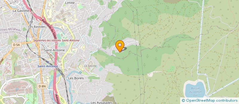 localisation de l'entreprise LES FEUX DE CAMP à SEPTEMES-LES-VALLONS